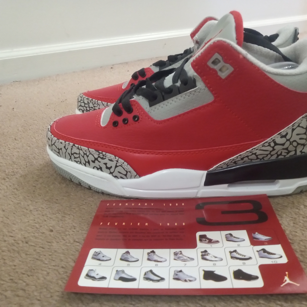Men's Jordan Retro 3 Chicago Sz 8